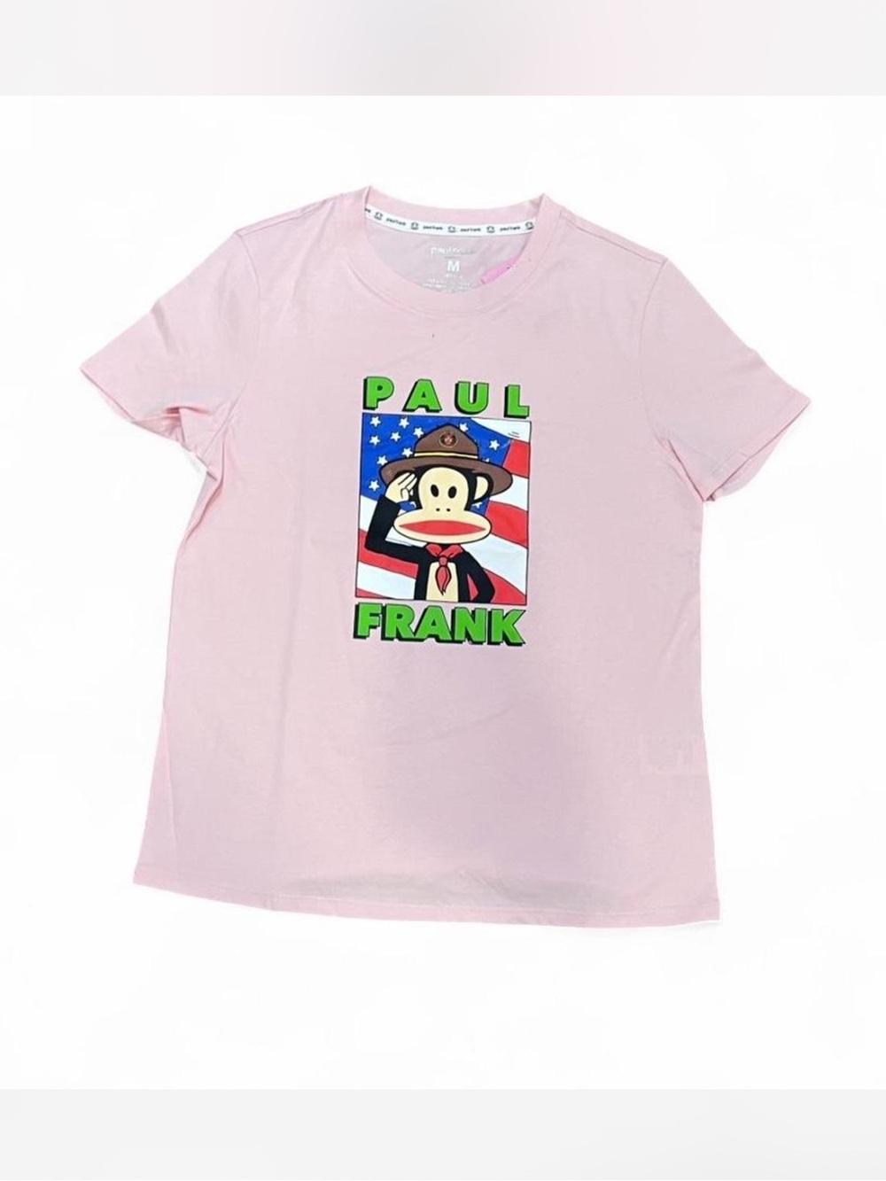 Paul Frank Light Pink Short-Sleeve Graphic Tee with Julius Print